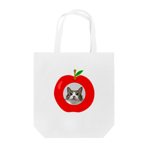 りんご猫II トートバッグ