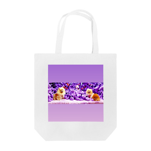 Gothic & Lolita  ポメラニアン　紫　 Tote Bag