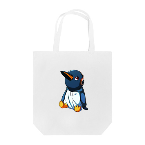 フードのペンギンくんトートバッグ Tote Bag