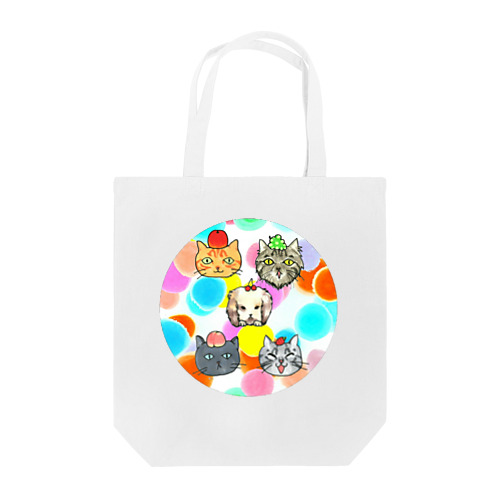 猫ちゃん😺兎ちゃん🐰のフルーツ狩り Tote Bag