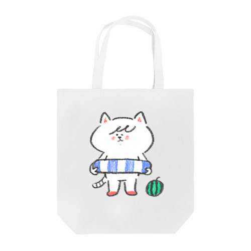 ポシェットにゃんこ協会 Tote Bag