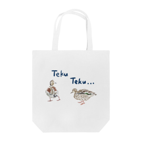 お散歩カモず カラーラフ① Tote Bag