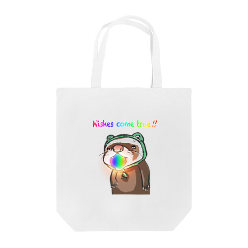 願い珠フェレット　 Tote Bag