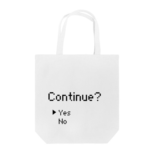 continue ~Yes~ トートバッグ