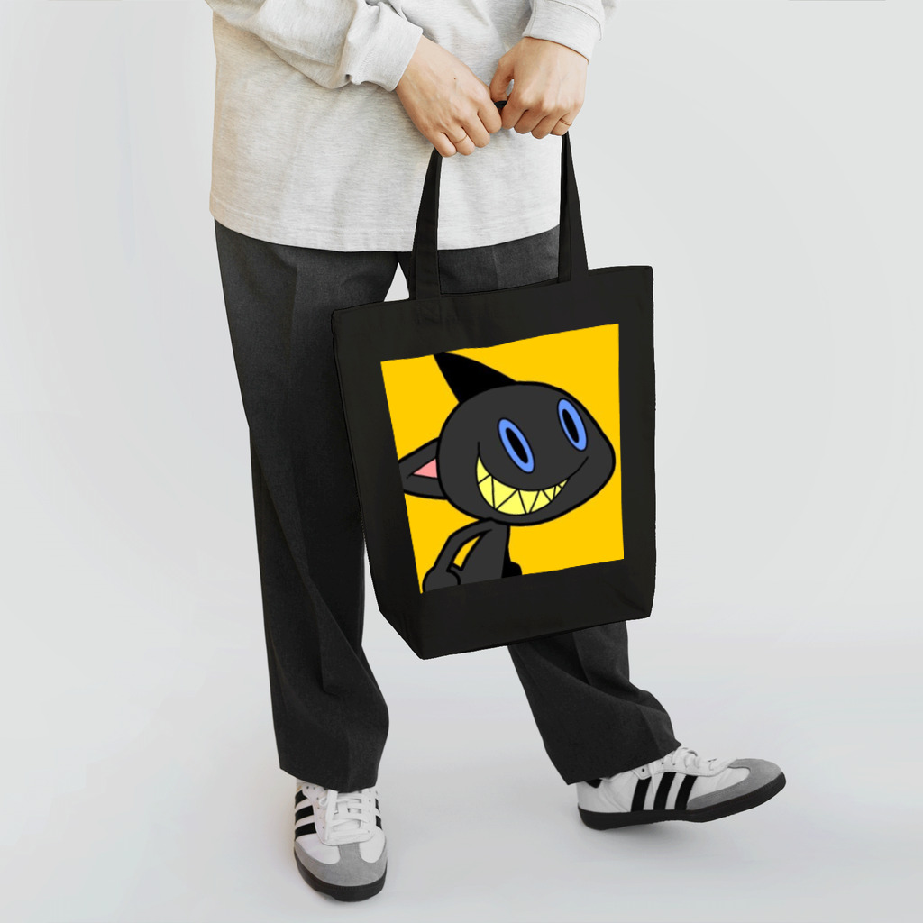 猫目堂総本舗のチェシャの黒猫シリーズ Tote Bag