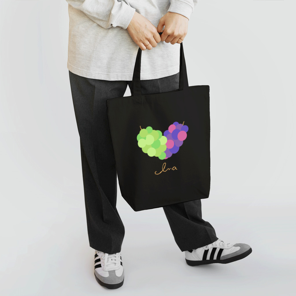 MORI CRAFTのハートの葡萄 Tote Bag