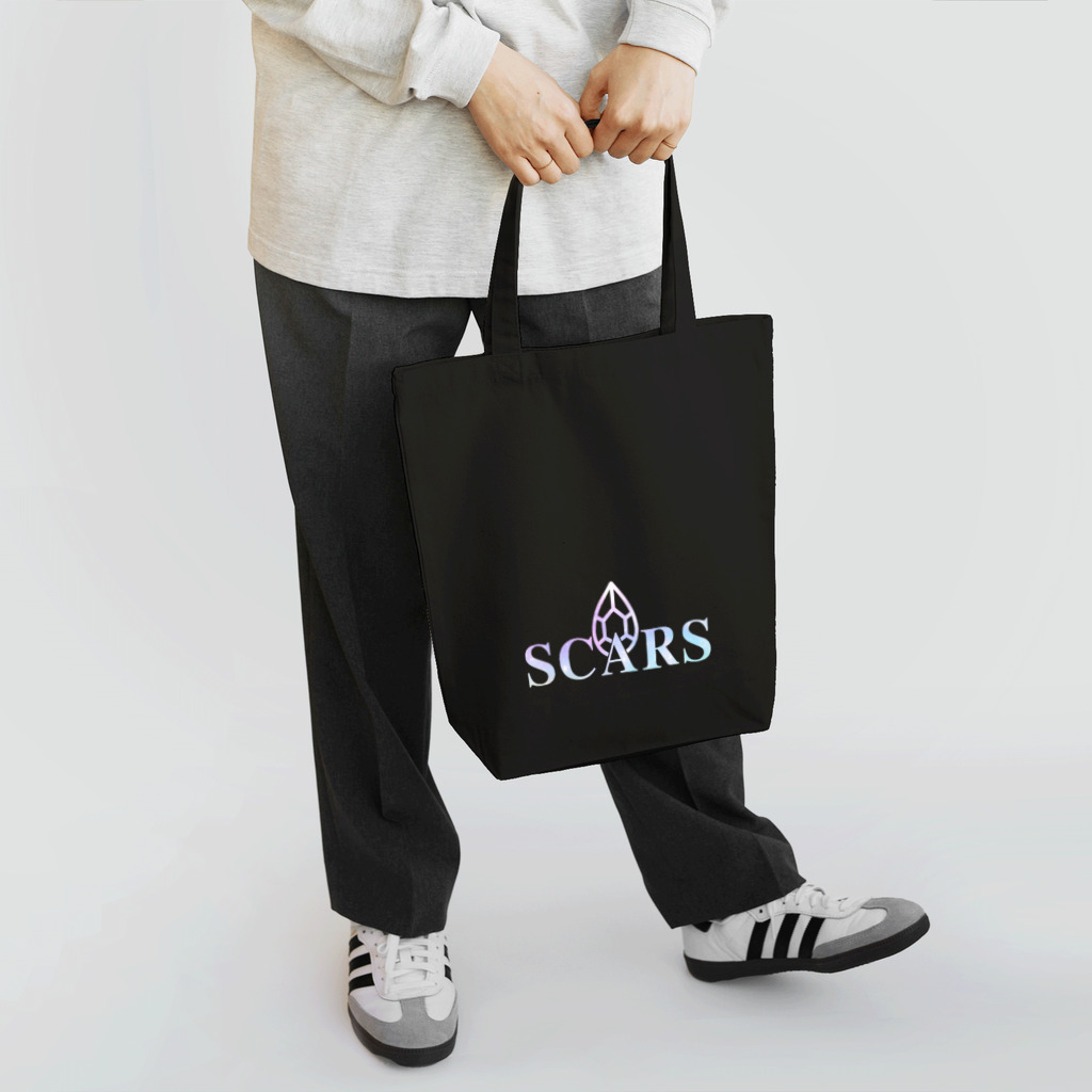 scarsのSCARSピンクロゴプリント Tote Bag