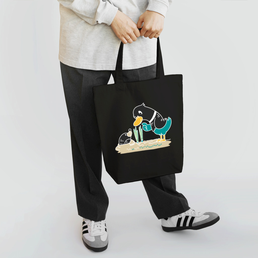 イラスト MONYAAT のネギを値切っている鴨カモかもCL Tote Bag