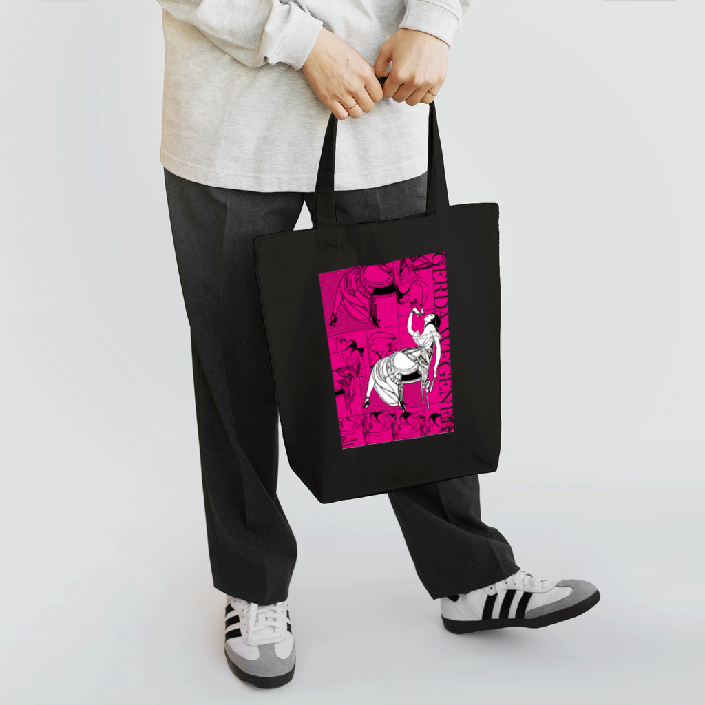 Cordelia　SUZURI分室のGERDA "Collage pink" Tote Bag