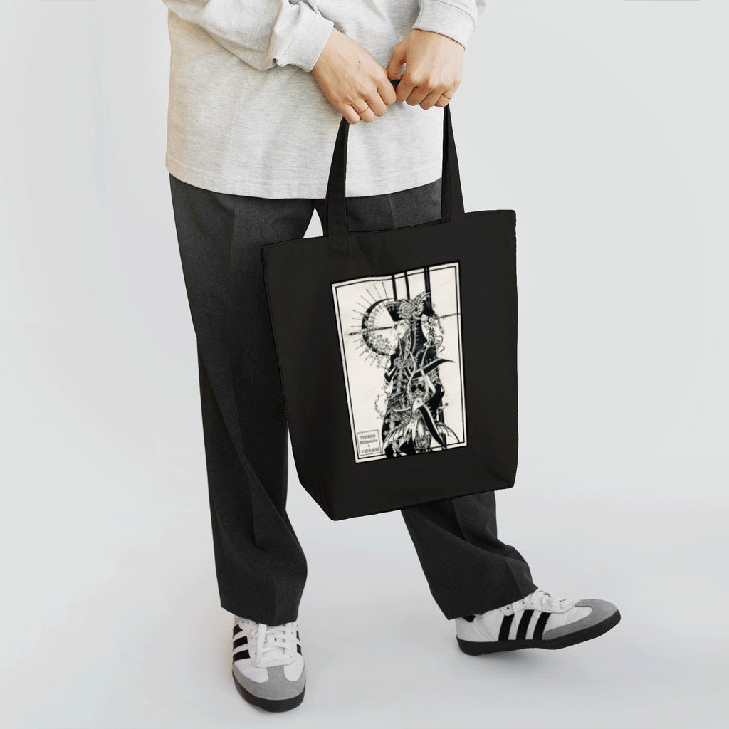 THORES柴本(トーレスしばもと) THORES Shibamotoの漆黒月の旋律(モノクローム) Tote Bag