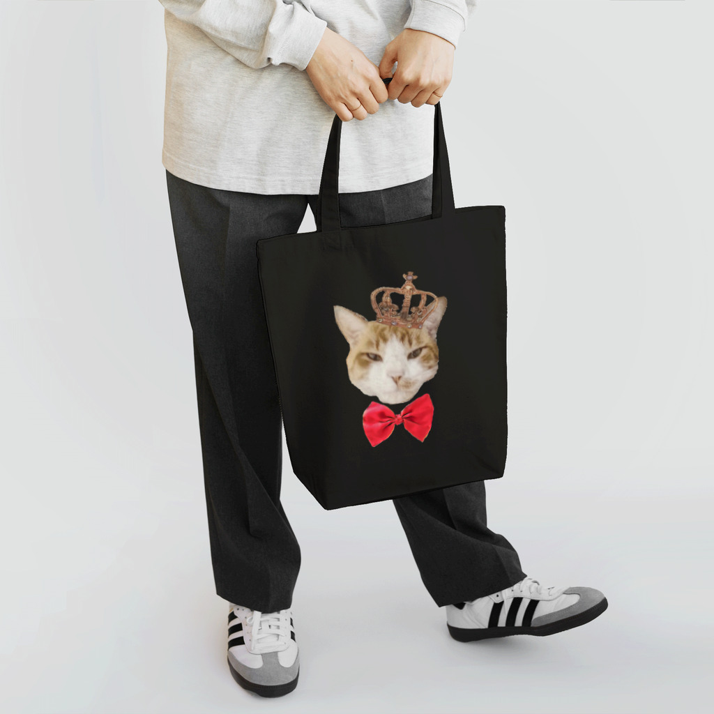 ねこのあしあとの猫のにゃんたん Tote Bag