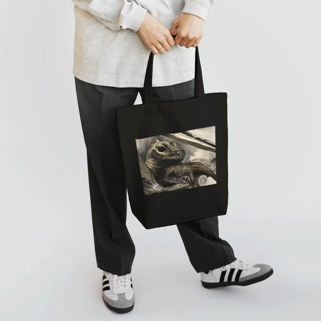 田代りえ子のtashiroriekoホカケトカゲ Tote Bag