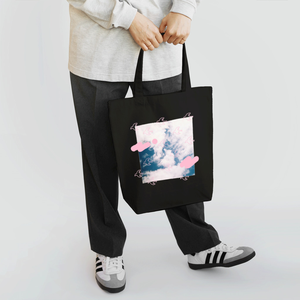 えの鳥が飛んでる Tote Bag