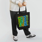 Kazumichi Otsubo's Souvenir departmentのGridplay bright 01 Tote Bag