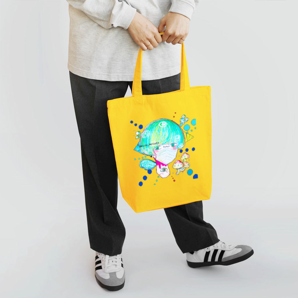  水 本 ¿ ? の毒胞子 Tote Bag