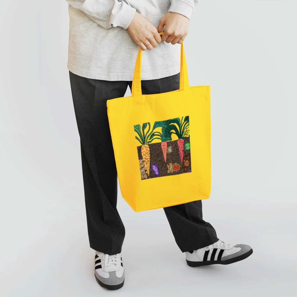 Salted squidの野菜迷路 Tote Bag