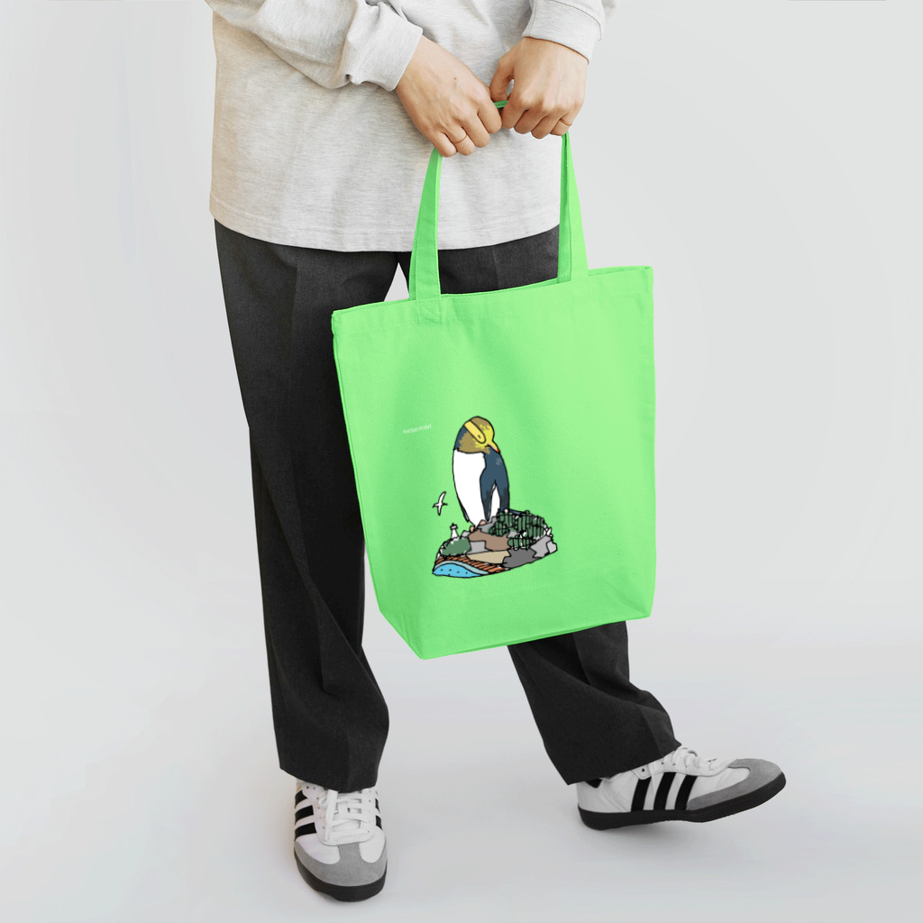 ペンギンパカリのキガシラペンギン トートバッグ