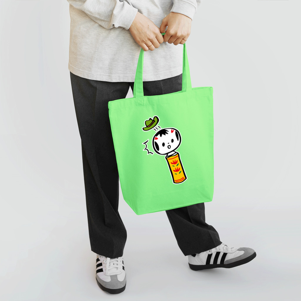 COULEUR PECOE（クルールペコ）のめんこいこけし（びっくり Tote Bag