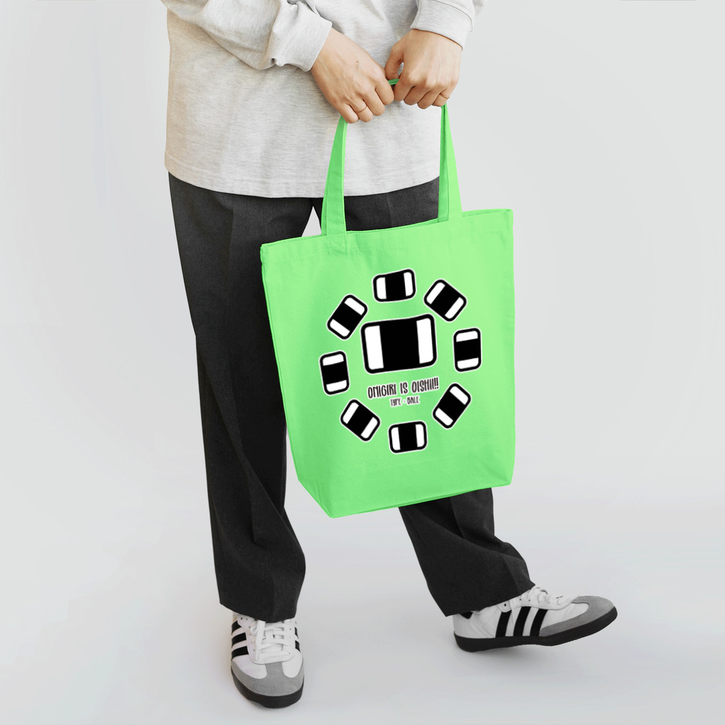 manaのONIGIRI is OISHII!!(俵) Tote Bag