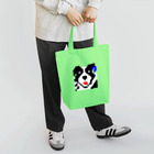 ボダコのレオのボーダーコリー　ドットなオフショット Tote Bag