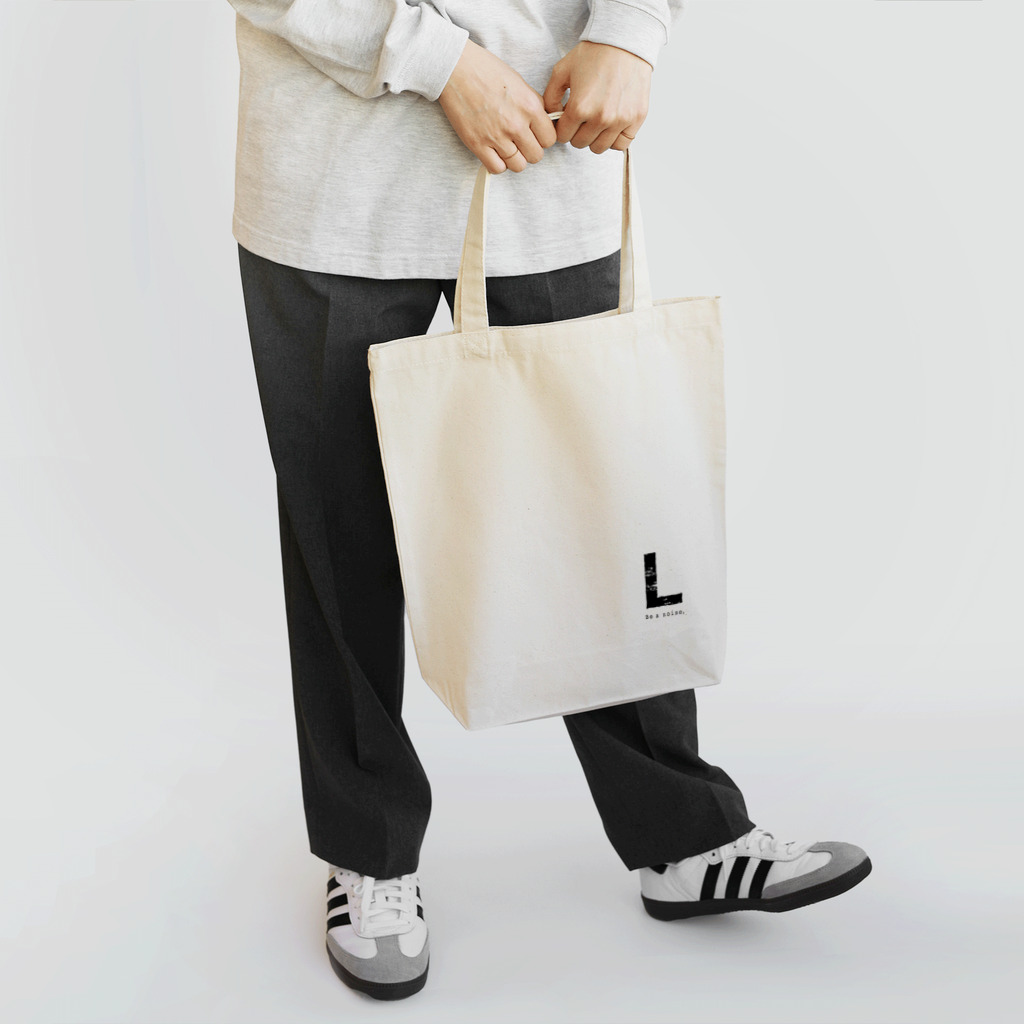 noisie_jpの【L】イニシャル × Be a noise. Tote Bag