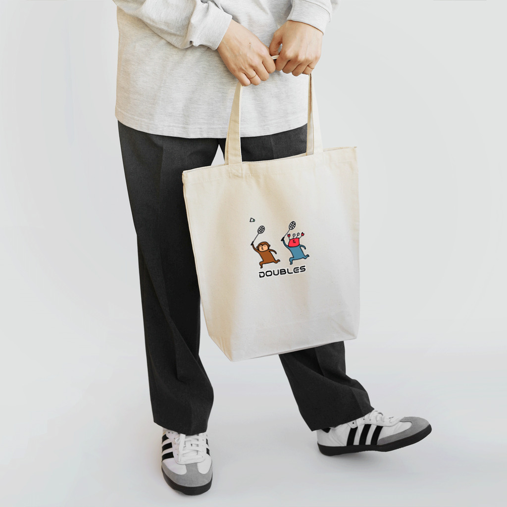 PokuStarのバドミントン　サルカニダブルス Tote Bag