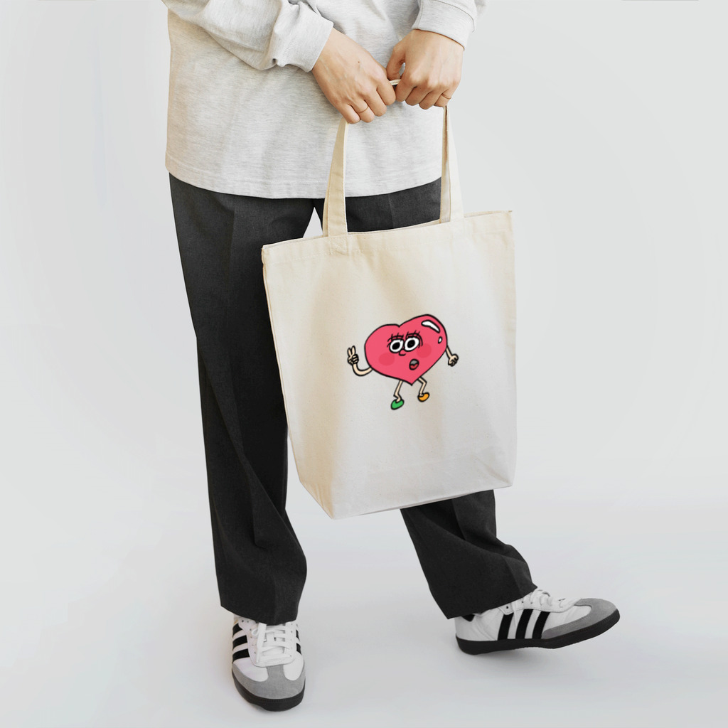 BUNBUN KURUKURUのハートボーイ Tote Bag