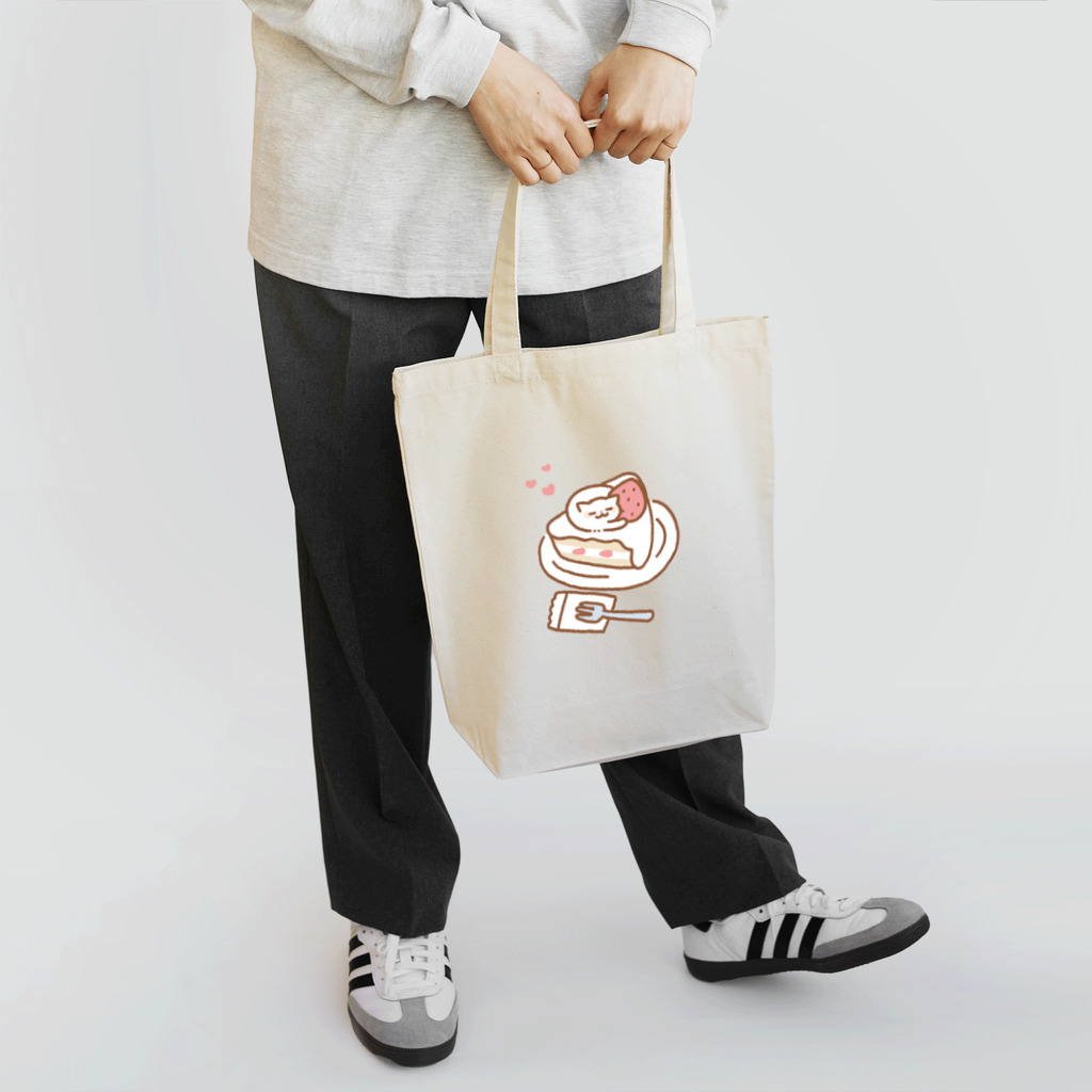 まよはうすのショートケーキおキャット Tote Bag