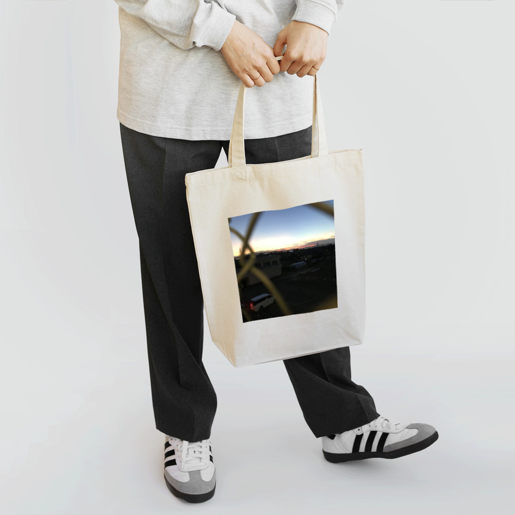 0__tktの田舎の夕焼け Tote Bag