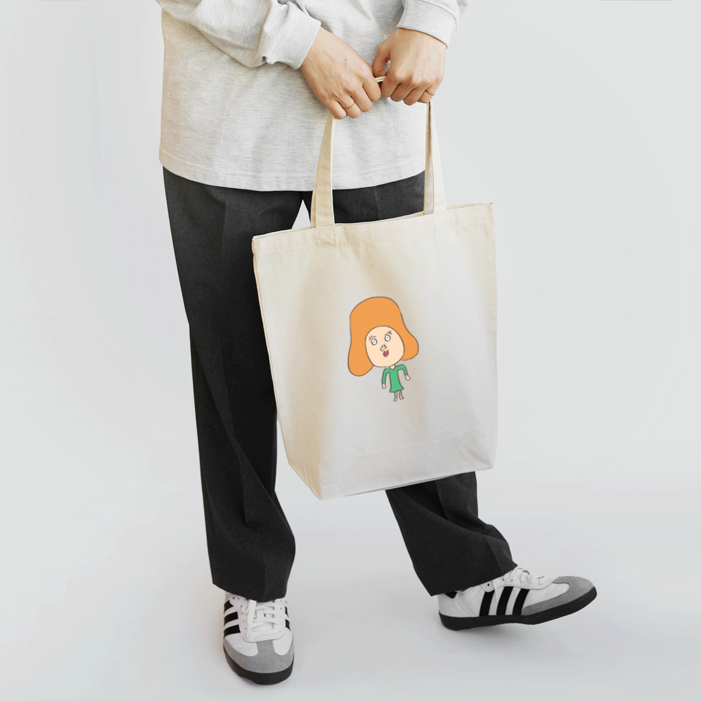 シュールな世界遺産のオレンジ髪の女の子 Tote Bag