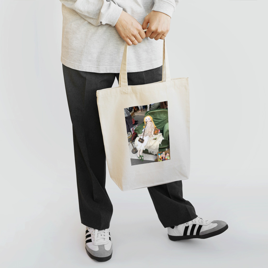 佐々木のフランス　パリの蚤の市の人形 Tote Bag