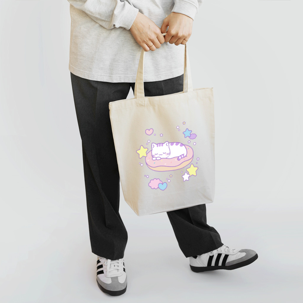 もこはる＊HiNA:＊のゆめねこ　ドーナツでねんねこ Tote Bag