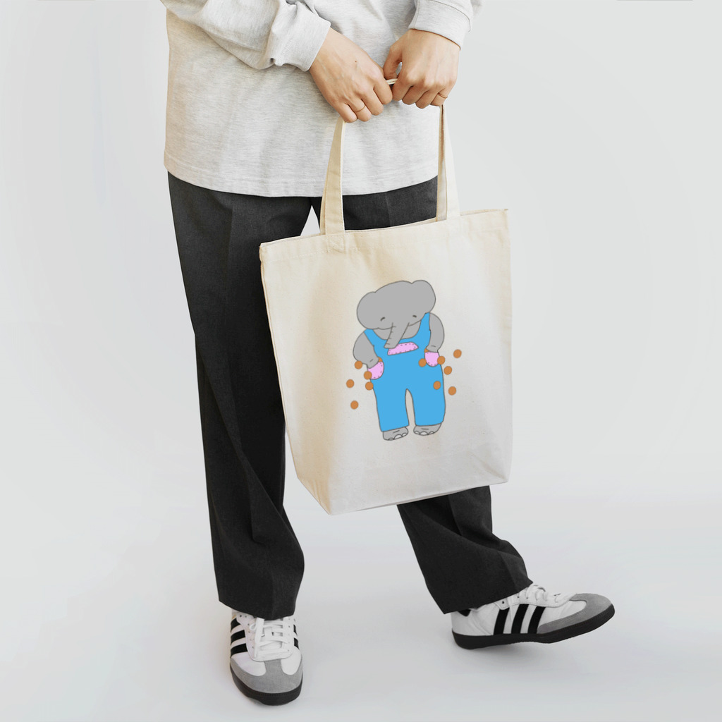 chiitonnuのビスケットを増やすゾウさん Tote Bag