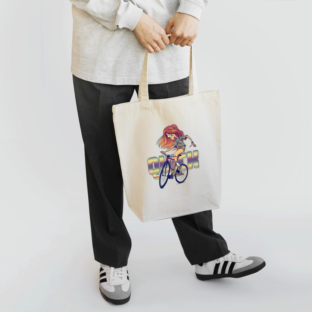 nidan-illustrationの”QUICK” Tote Bag