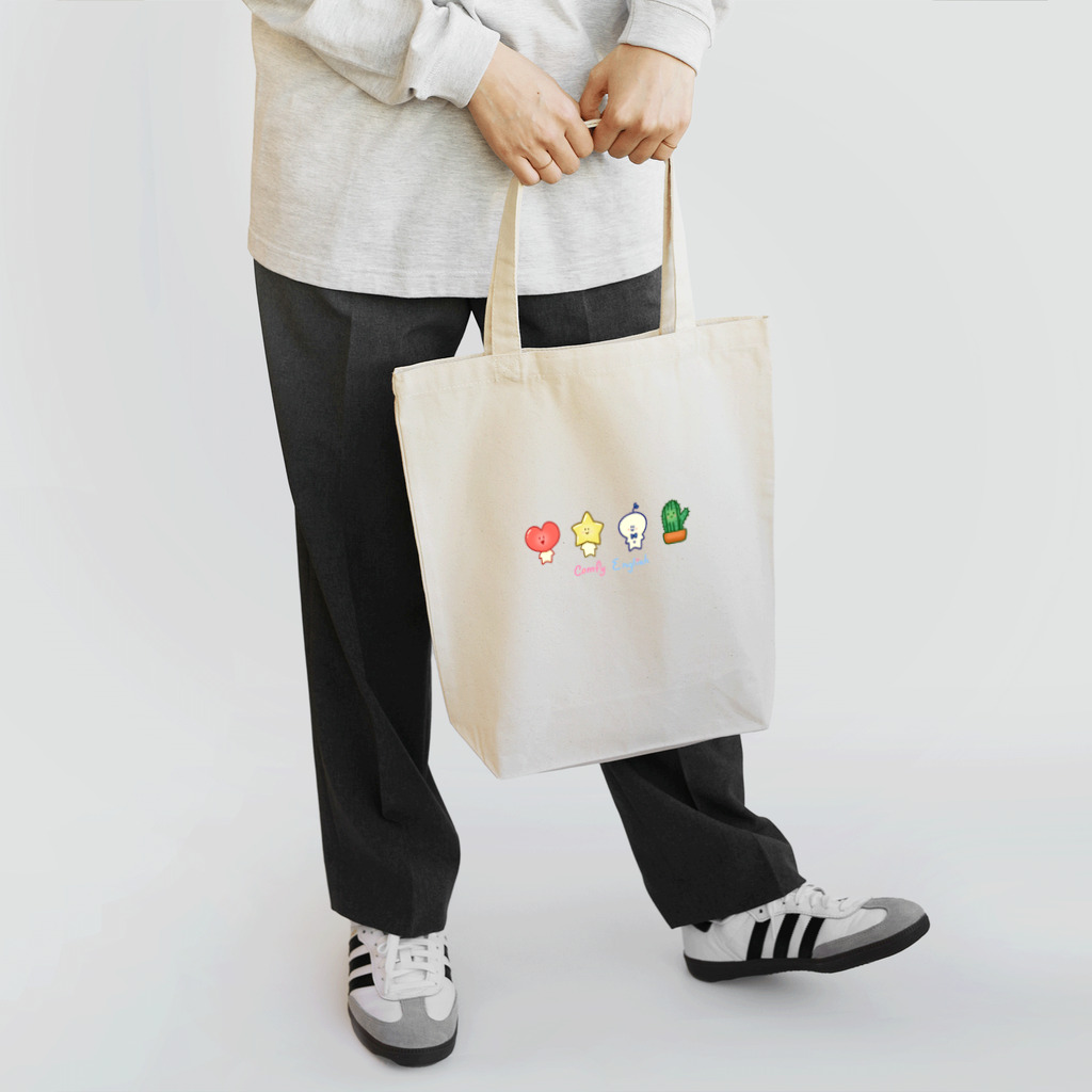 4UInternationalのComfy Friends こども英会話グッズ Tote Bag