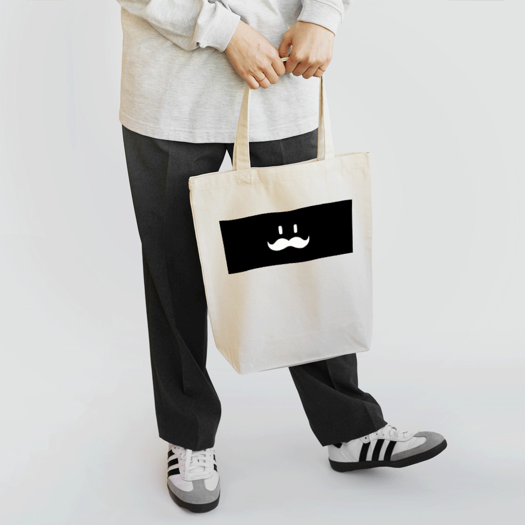 トシゾーのSUZURIのとこのヒゲ（黒帯） Tote Bag