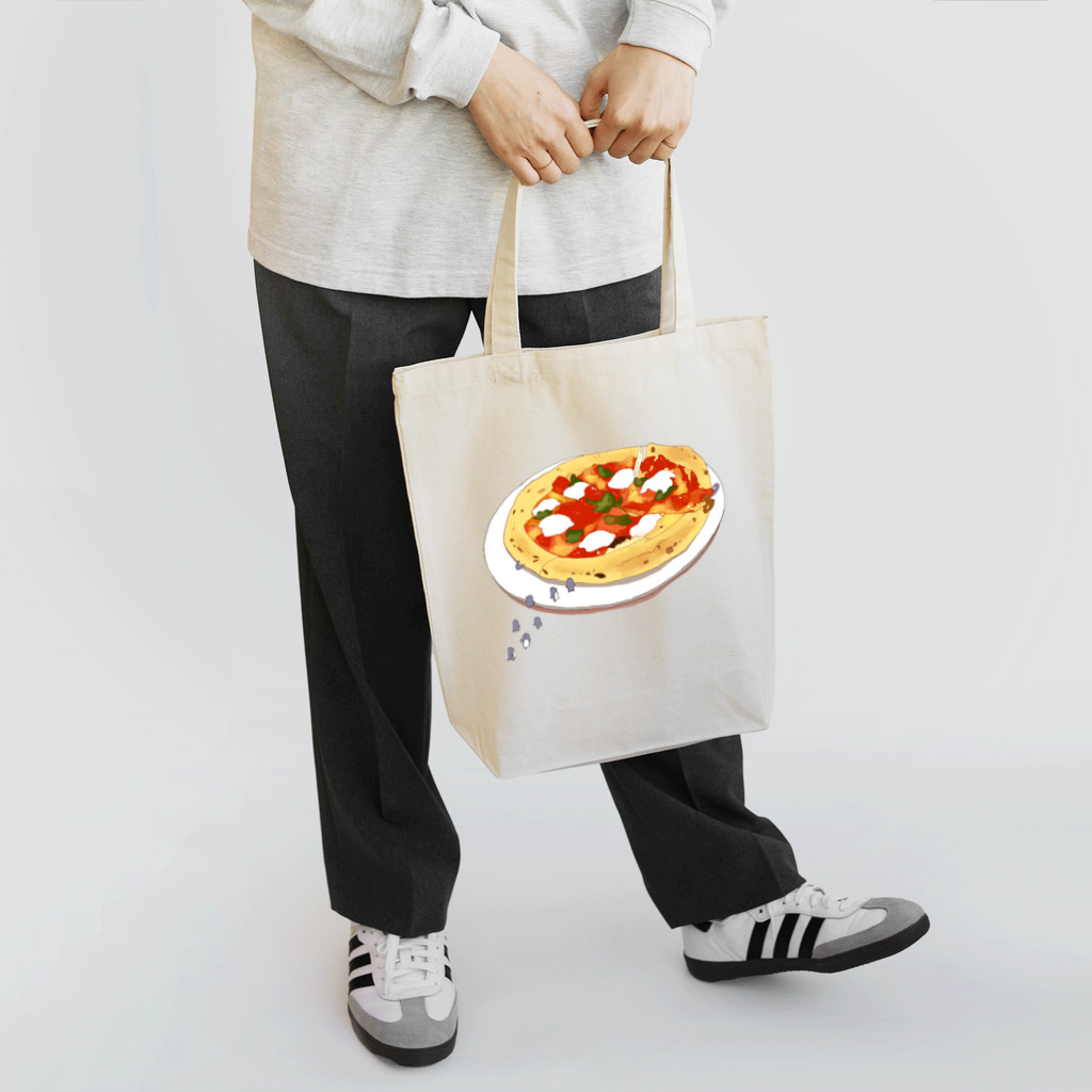 food・raboのピザとペンギン トートバッグ