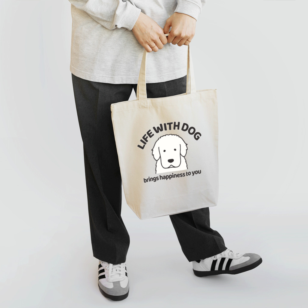 efrinmanの犬と共に（グレートピレニーズ） Tote Bag