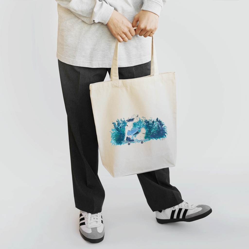 fujirooll SUZURI SHOPのスケーターガール Tote Bag