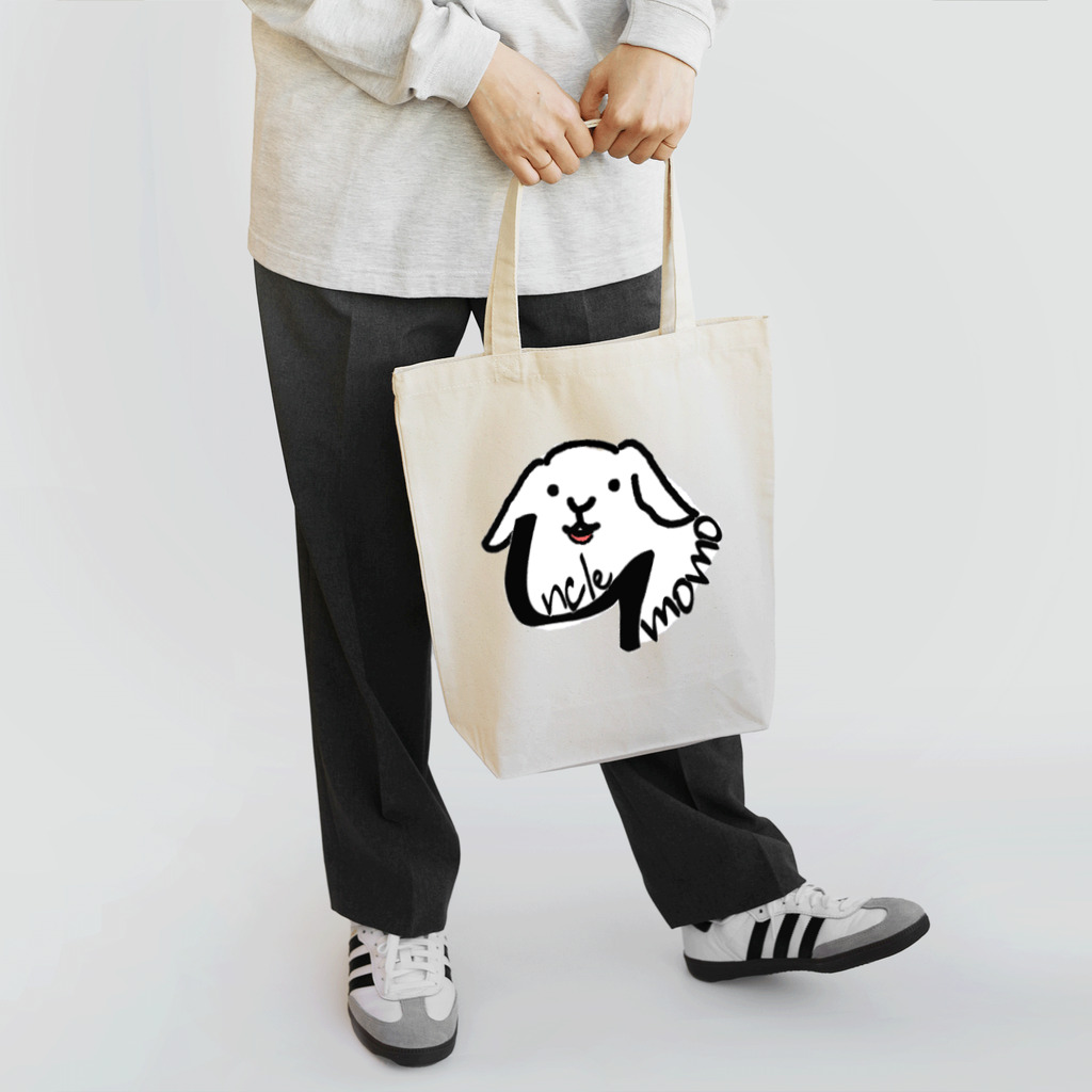 uncle momoの【uncle momo】ロゴ Tote Bag
