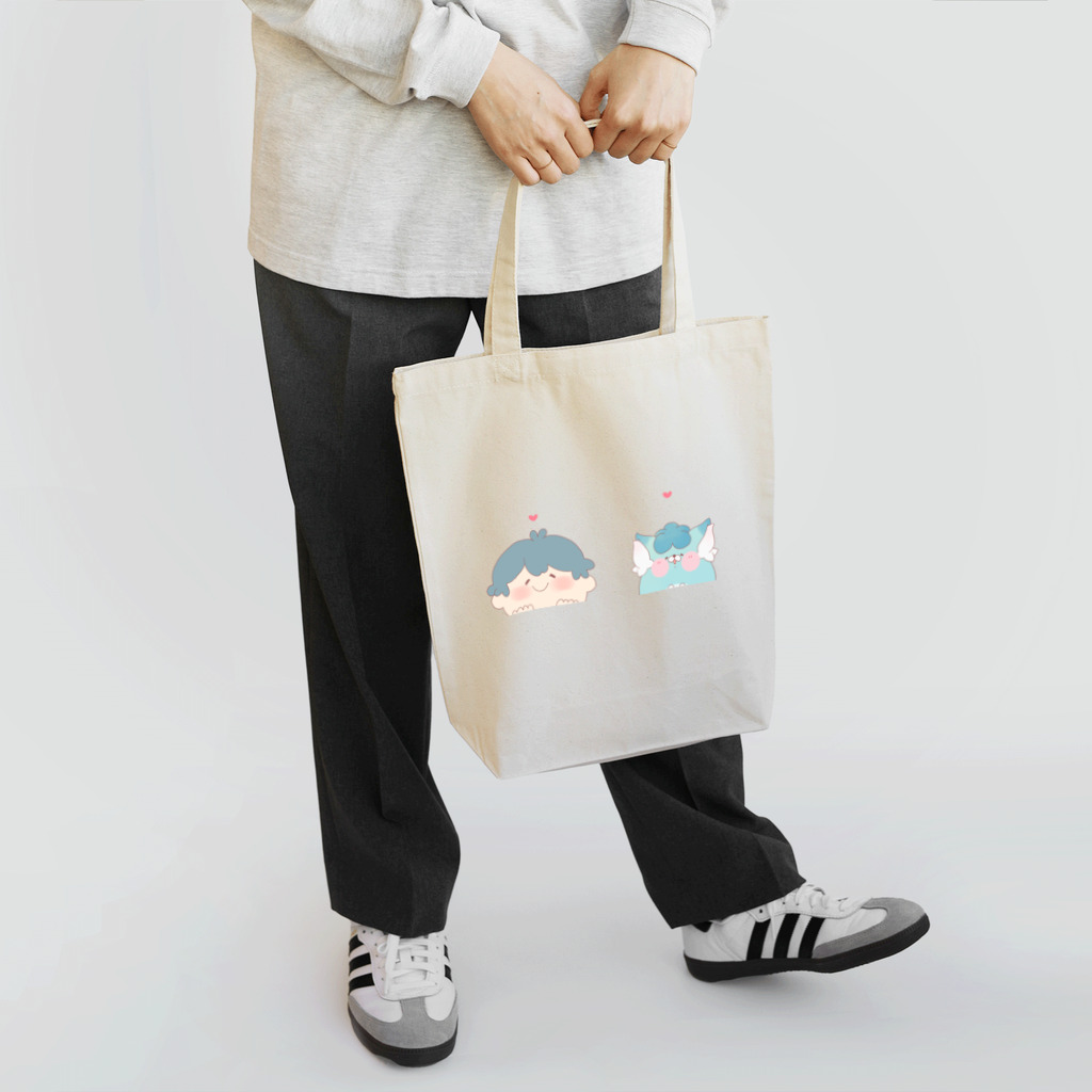 じんねこショップのじんたん＆じんねこ Tote Bag