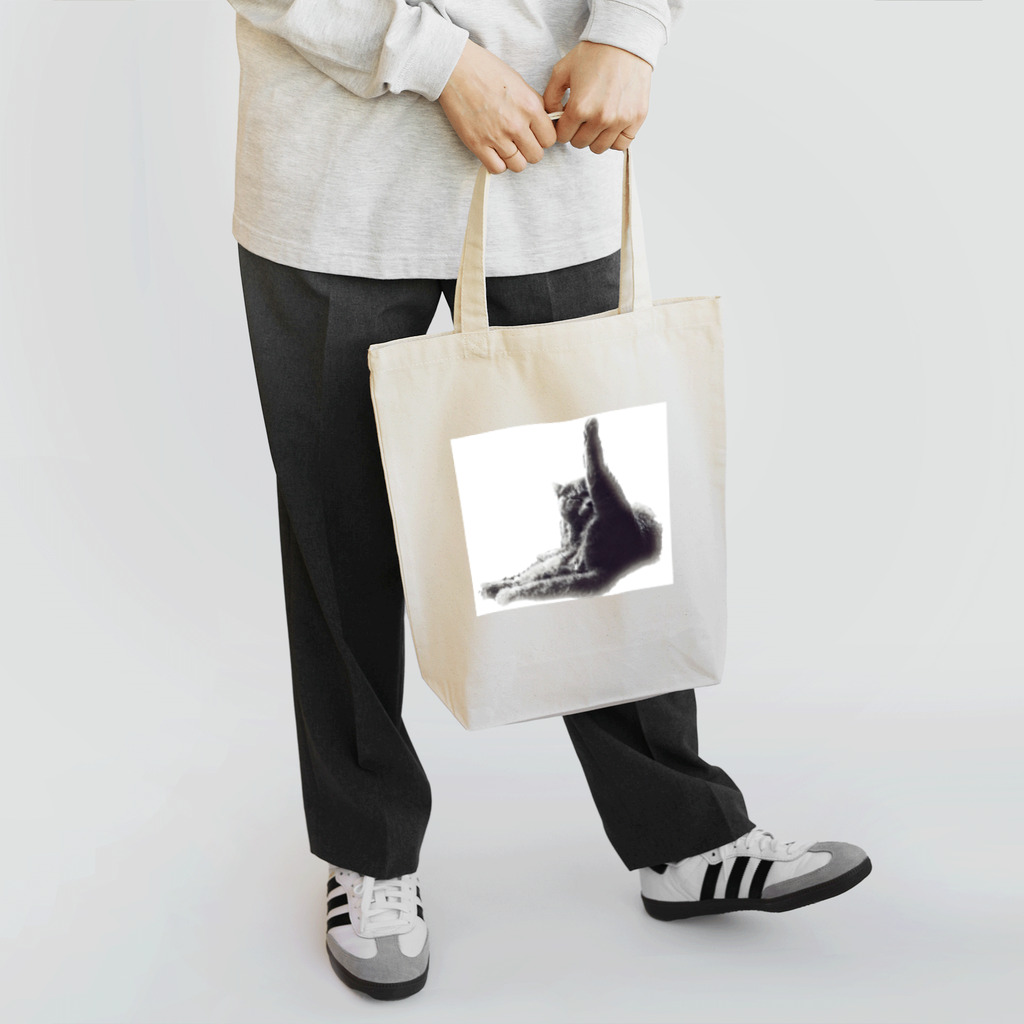 Lucky26の足ピーン猫 Tote Bag
