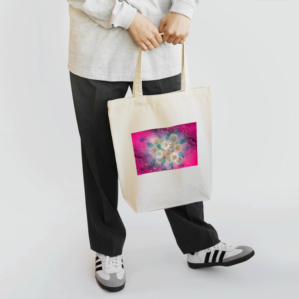 C_Colorsのデイジーの花束 トートバッグ