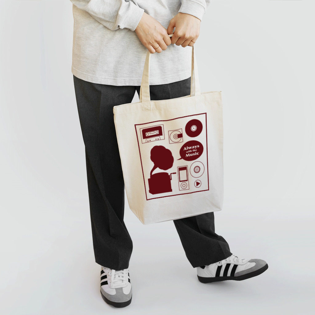 あずきいろのMusic ミュージックトートバッグ Tote Bag