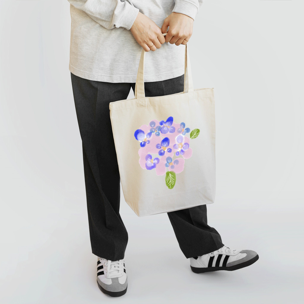 イラストレーター yasijunの君の名は紫陽花 トートバッグ