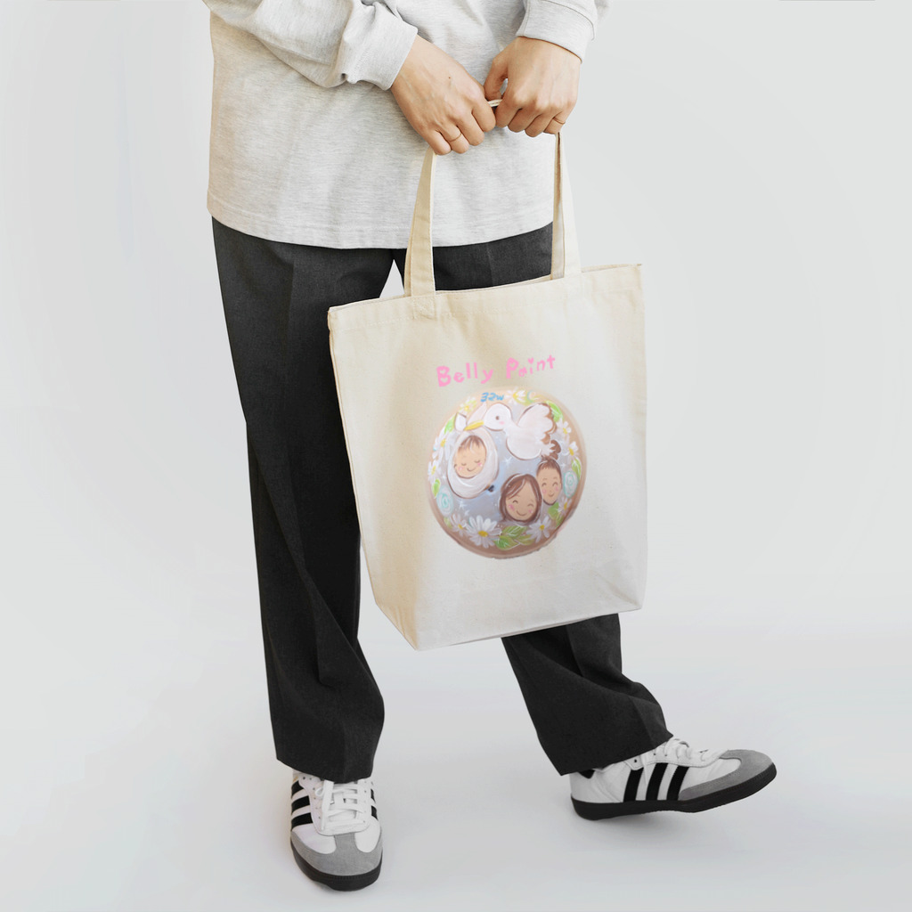 都愛ともかのコウノトリと赤ちゃん Tote Bag