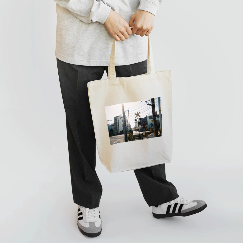 guuuuchocoのあの日のあの場所の踏切 Tote Bag