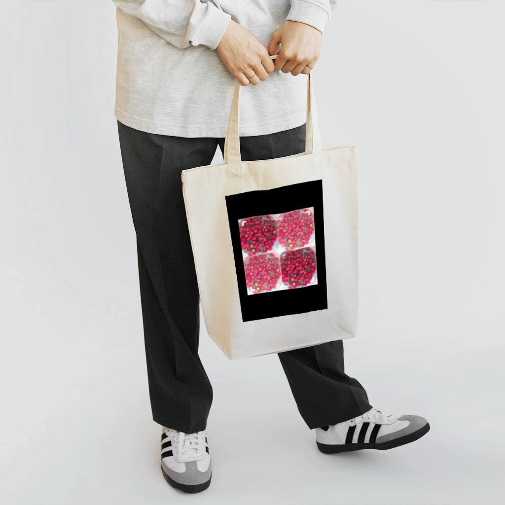 青のさくらんぼ Tote Bag