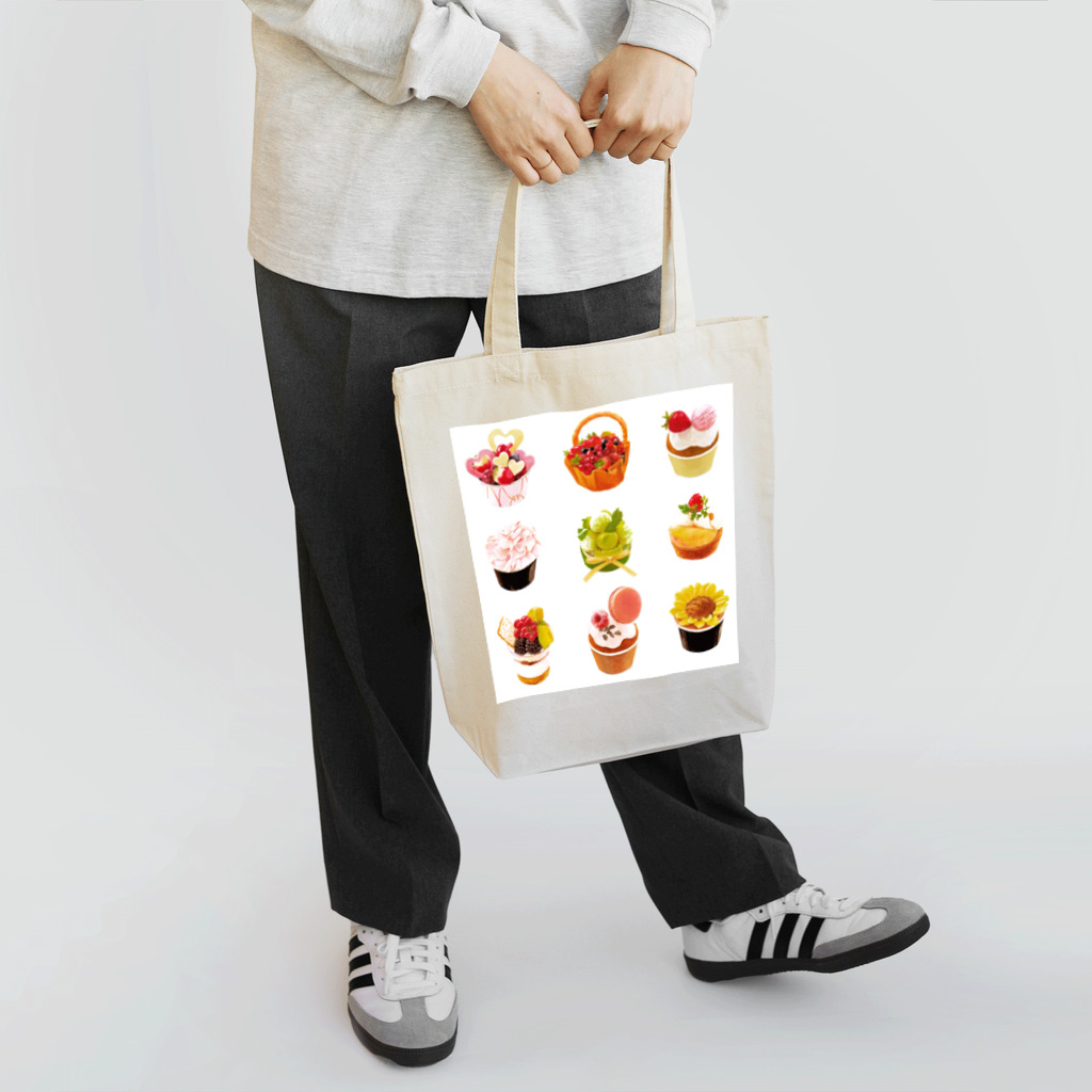 SWEET*× SWEET*のカップケーキのトートバッグ Tote Bag