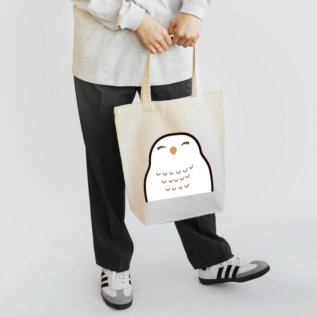 Tricoloreしょっぷのシロフクロウさん Tote Bag